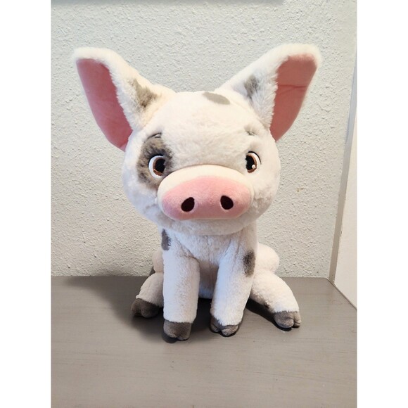Moana Large 12” Plush Stuffed Animal Pig Authentic Disney Store Soft Cuddly - Picture 8 of 8